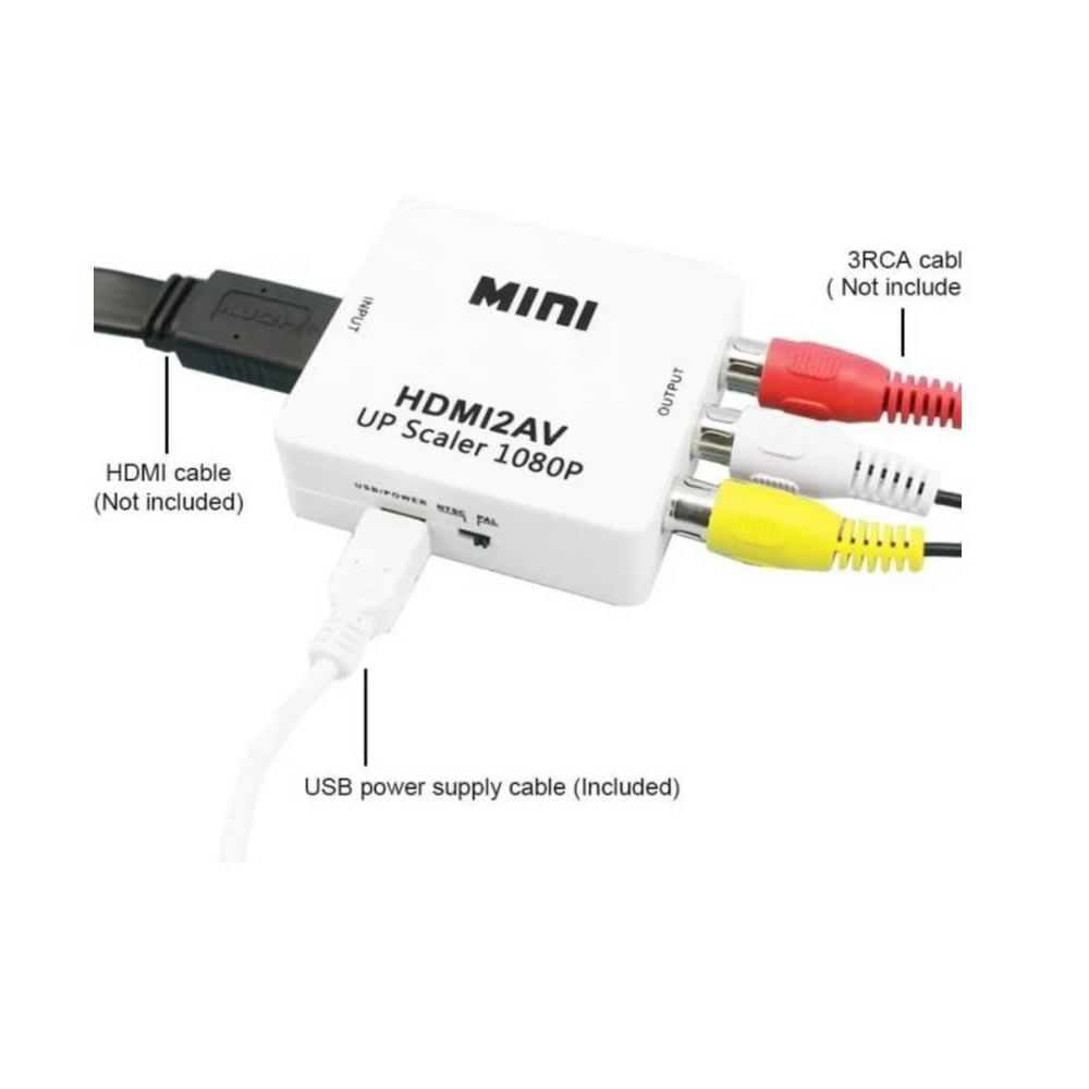 RCA (AV) a HDMI - Demostración del Convertidor 