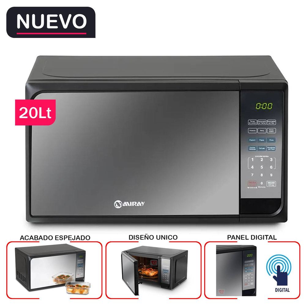 Horno Microondas Miray HMM-20N 20 Litros