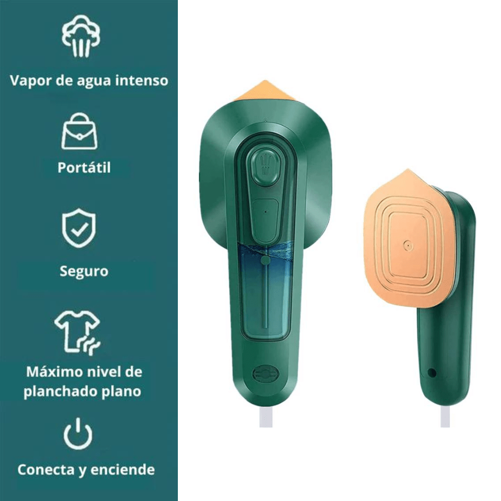 Mini Plancha a Vapor Portátil Eléctrica de Ropa