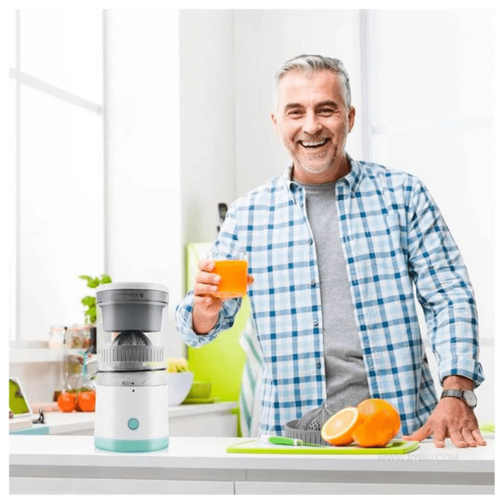 Exprimidor De Naranjas Eléctrico Frutas Recargable Multifunción