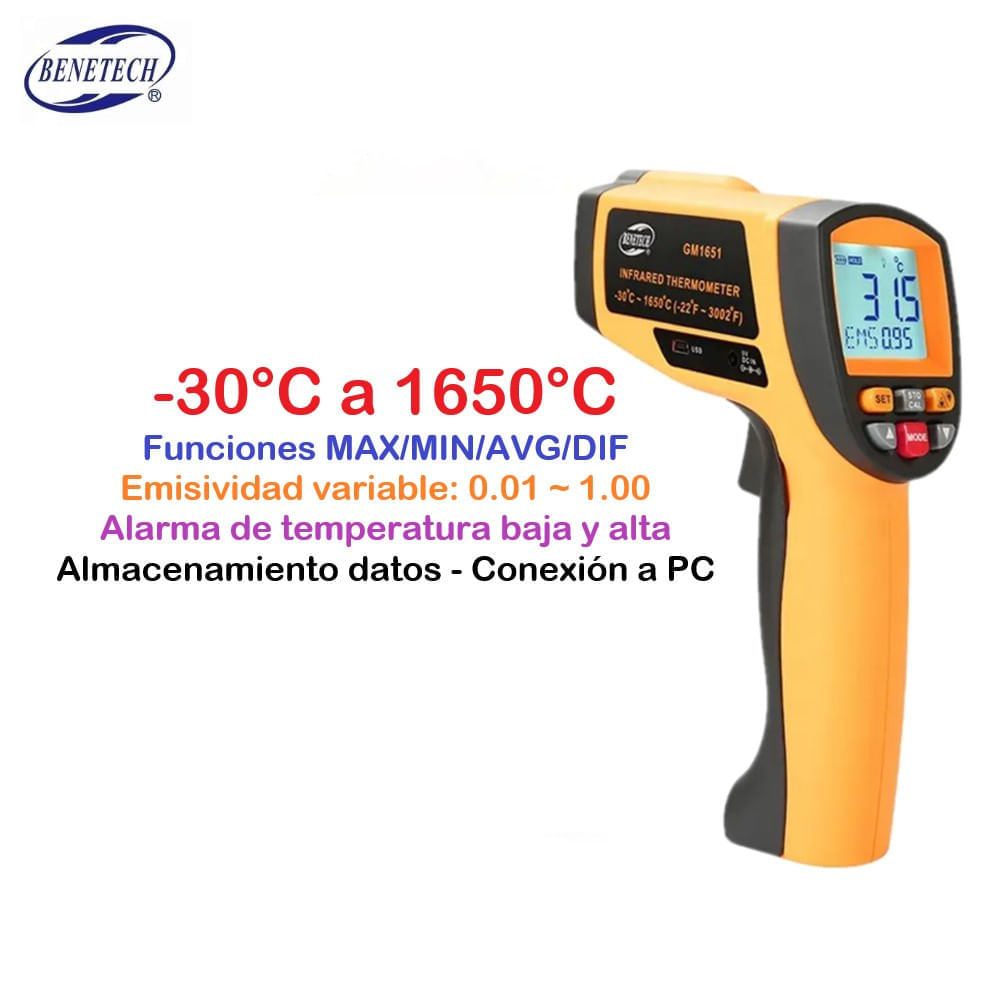Termometro Infrarrojo Digital - Opalux - E-Commerce Casa Lima