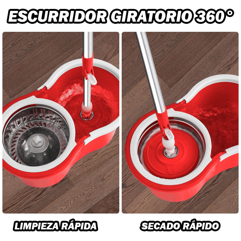 Estante de Baño 32B Y Trapeador Escurridor 88 VD Y Colgador Doble I Oechsle  - Oechsle