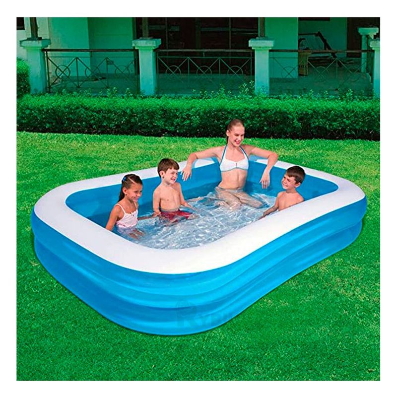 Desmontable Piscina Rectangular de Color Celeste I Oechsle - Oechsle