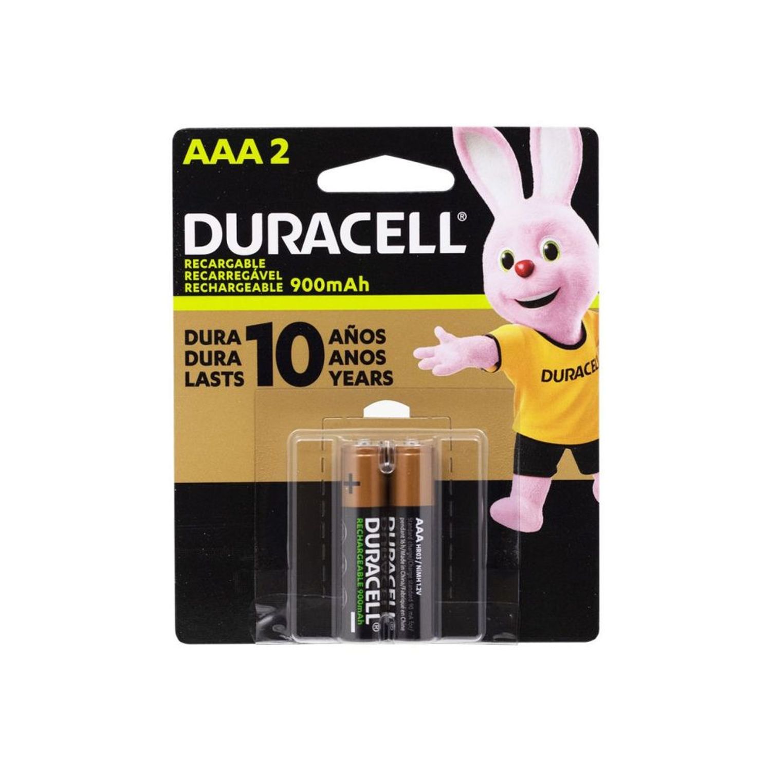 Papereria Consumibles Menorca - Can Migue  PILA DURACELL RECARGABLE  STAYCHARGED AAA 900 MAH BLISTER DE 4 UNIDADES