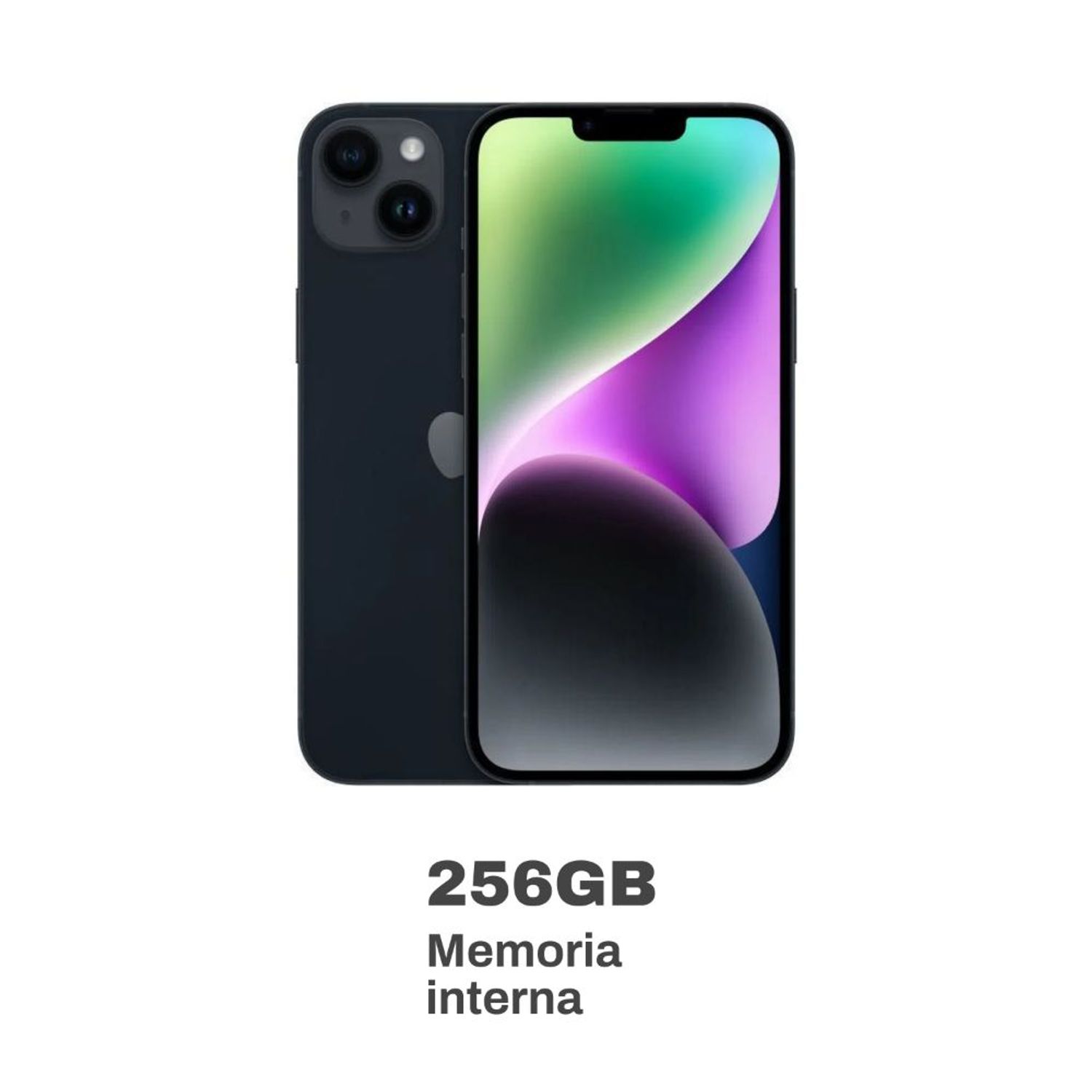 Apple iPhone 14 Plus 256GB negro.