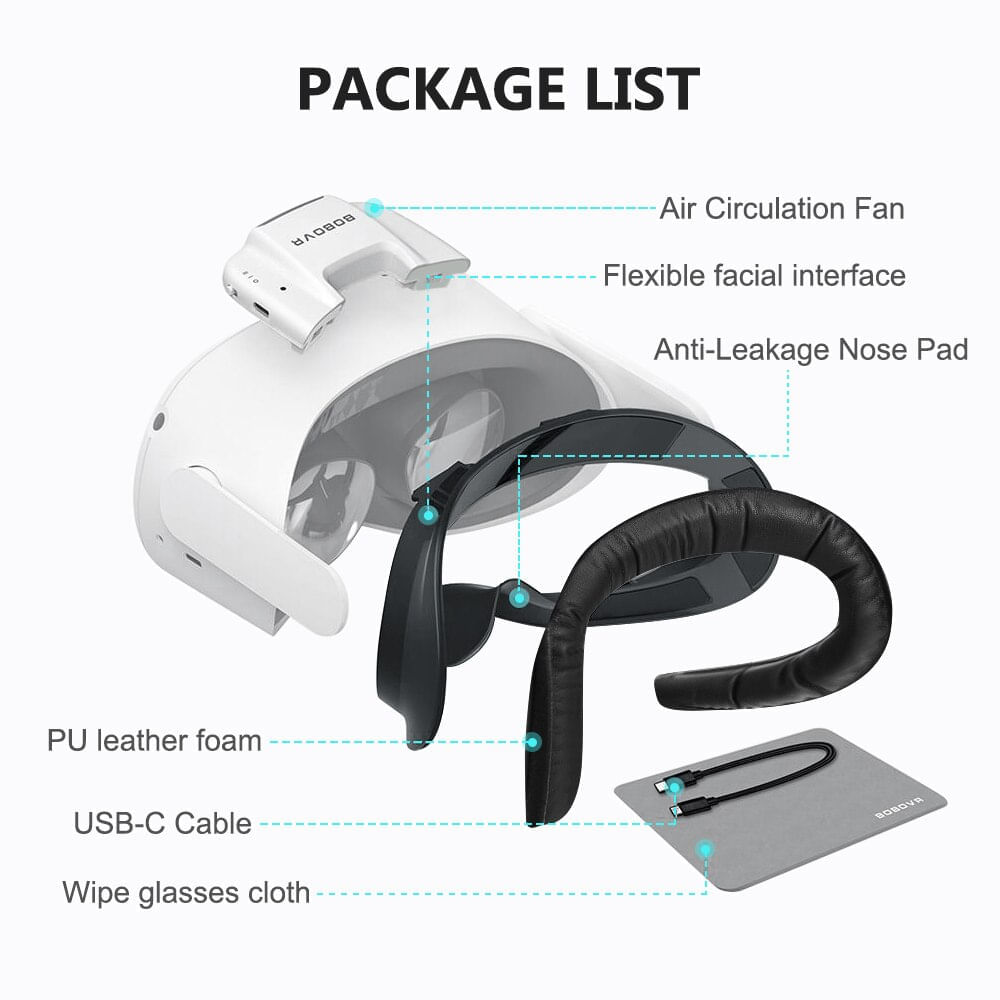 Sistema de Ventilacion Bobo VR F2 Meta Quest 2