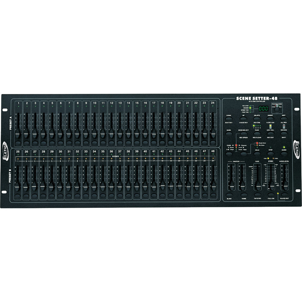 Consola de Atenuación Dmx American Dj Scene Setter 48 de 48 Canales