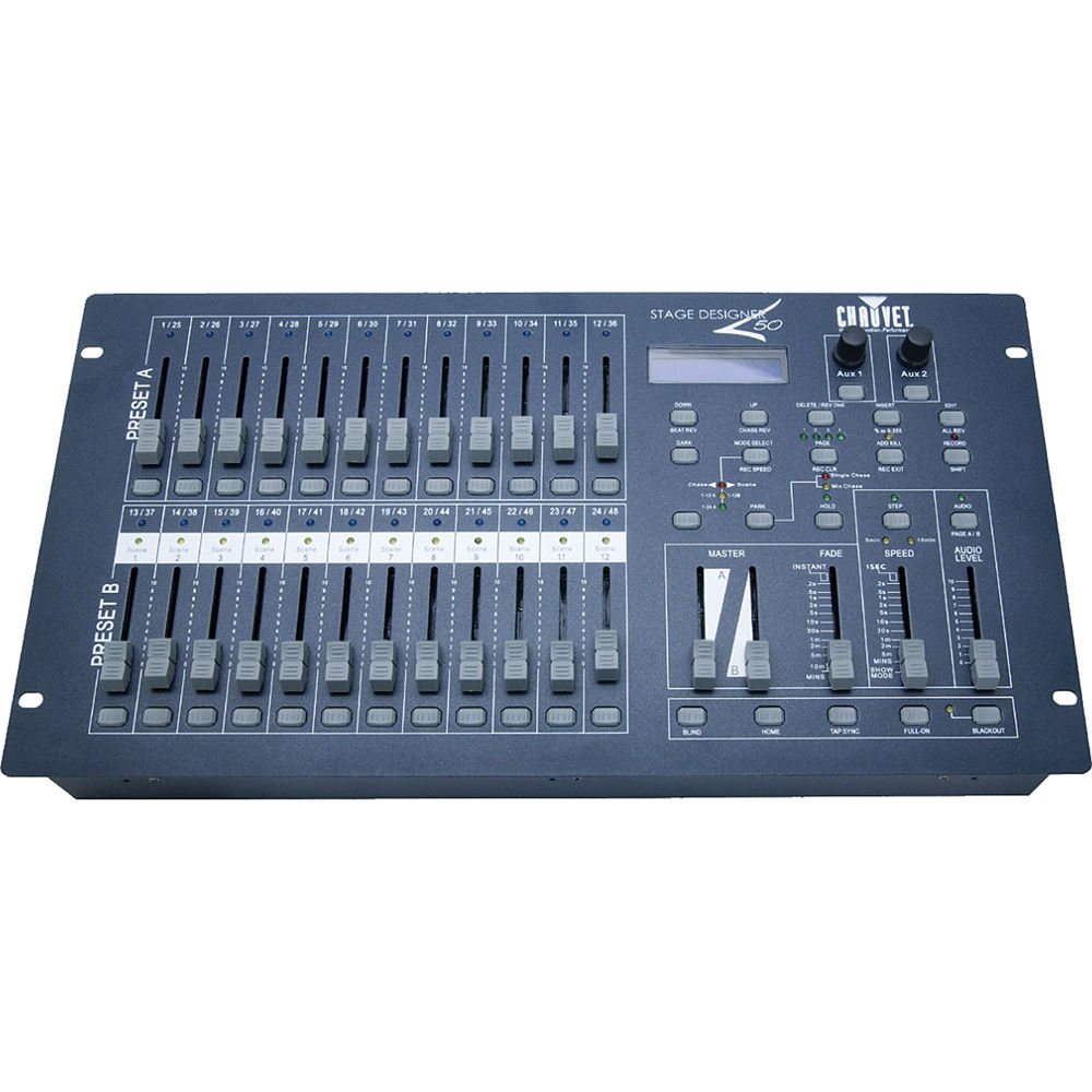 Consola de Dimmer Chauvet Dj Stage Designer 50 de 24 Canales