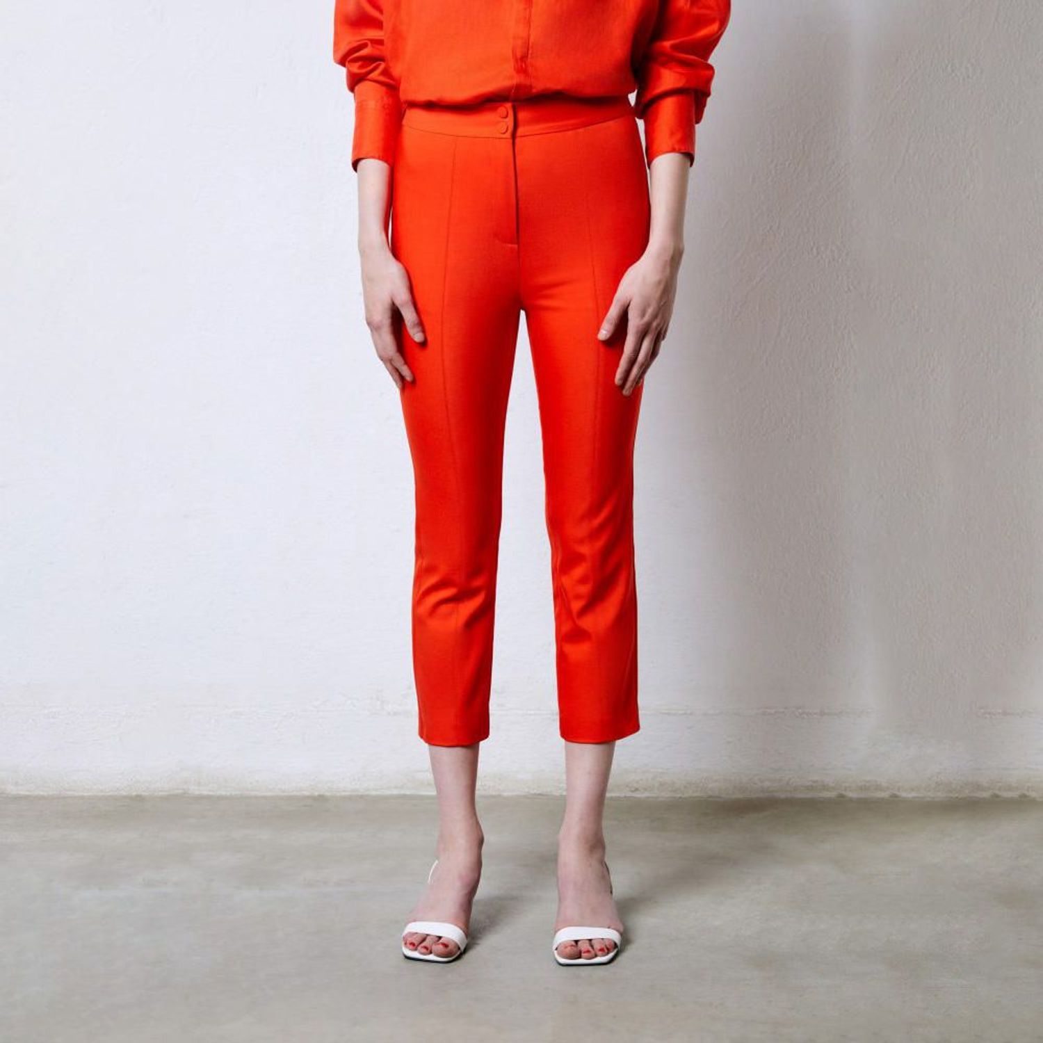 Pantalón de vestir - Naranja - MUJER