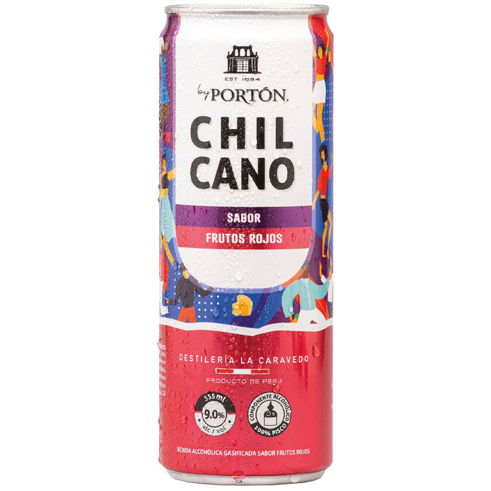 Ready To Drink (RTD) PORTON Chilcano de Frutos Rojos Lata 355ml