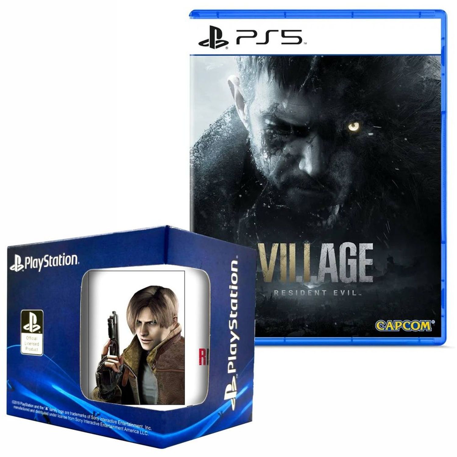 Resident evil village y Taza Sony PS5 I Oechsle - Oechsle