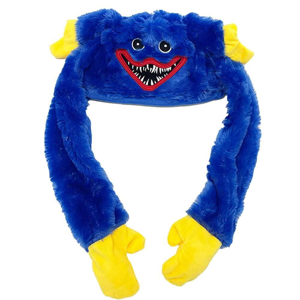 Gorro de Conejo Huggy Wuggy Peluche con Orejas Moviles Juego