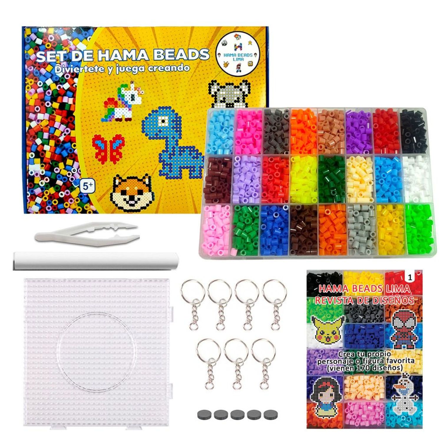Set de Art Hama Beads Básico 2 de 24 Colores I Oechsle - Oechsle