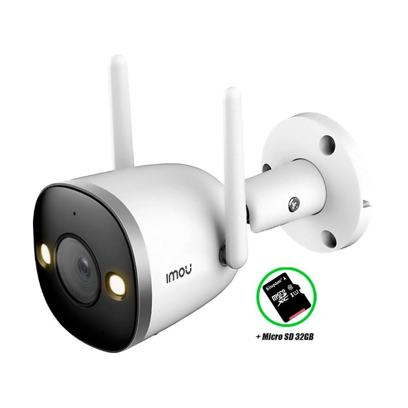Cámara Seguridad Wifi Imou Bullet 2 4mp Exterior Noche Color 32gb I Oechsle  - Oechsle