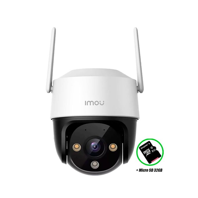 Cámara Seguridad Wifi Imou Bullet 2 4mp Exterior Noche Color 32gb I Oechsle  - Oechsle