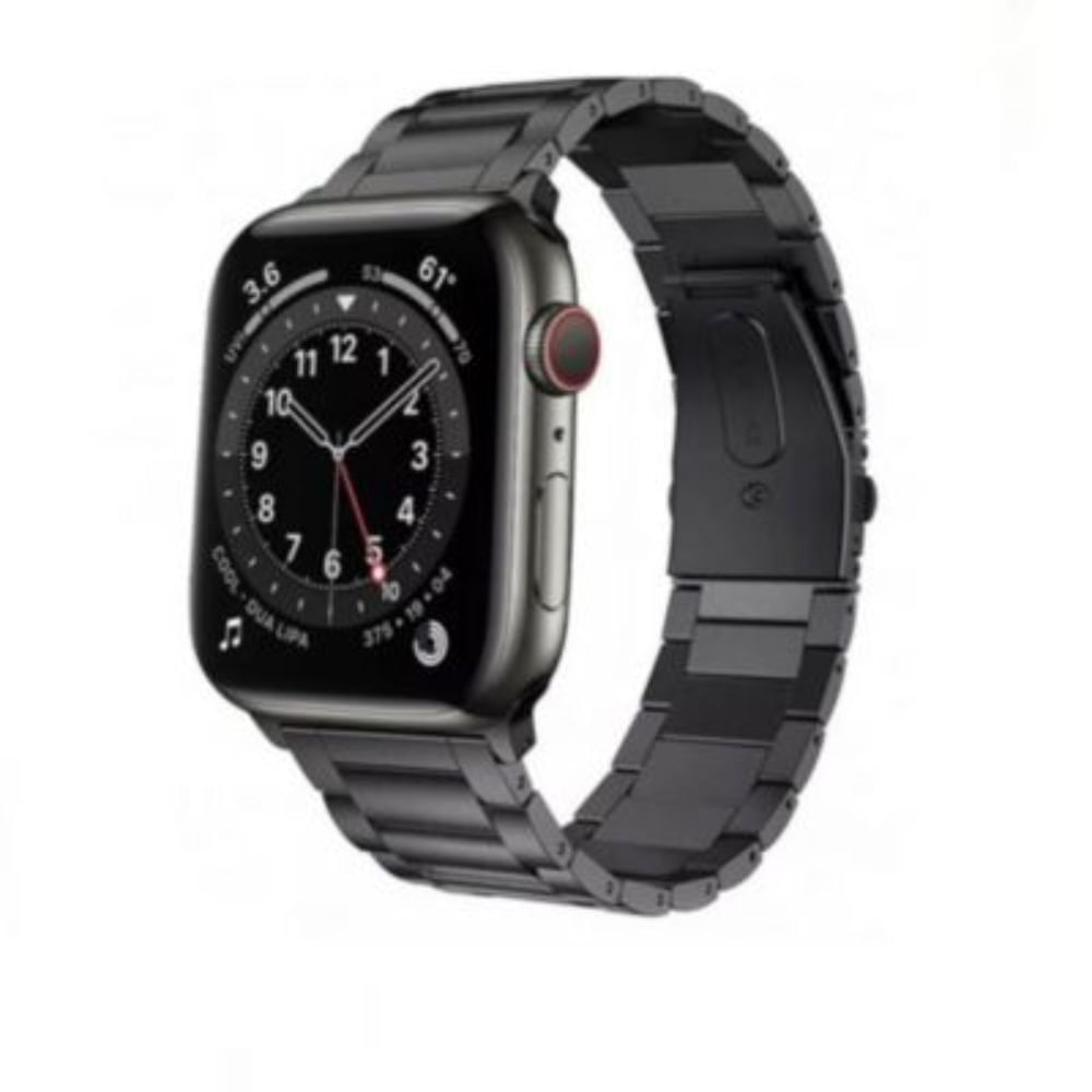 Correa Acero Inoxidable para Apple Watch 42/44/45mm - Negro