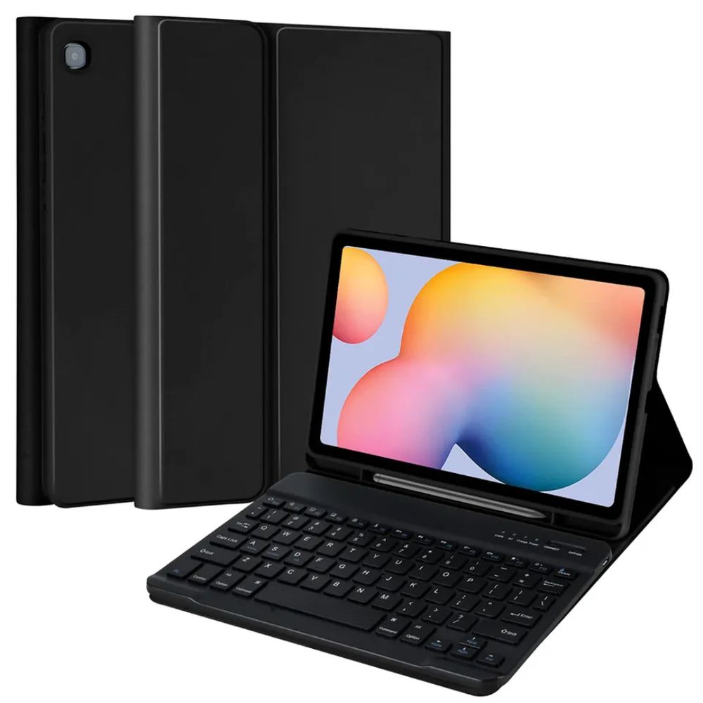 Estuche para tablet Teraware 10 con teclado bluetooth, negro