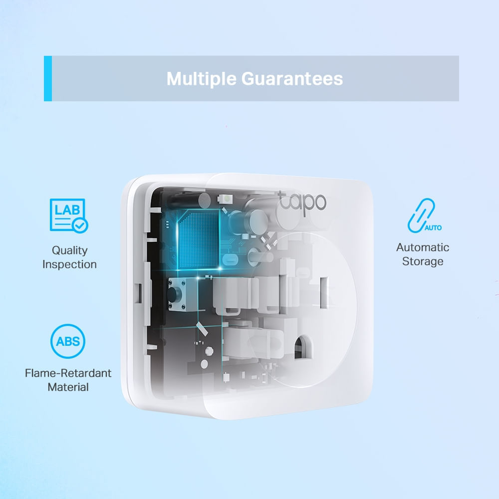 TP-Link Tapo P100 (2-Pack) Mini Enchufe Inteligente Wi-Fi, óptimo