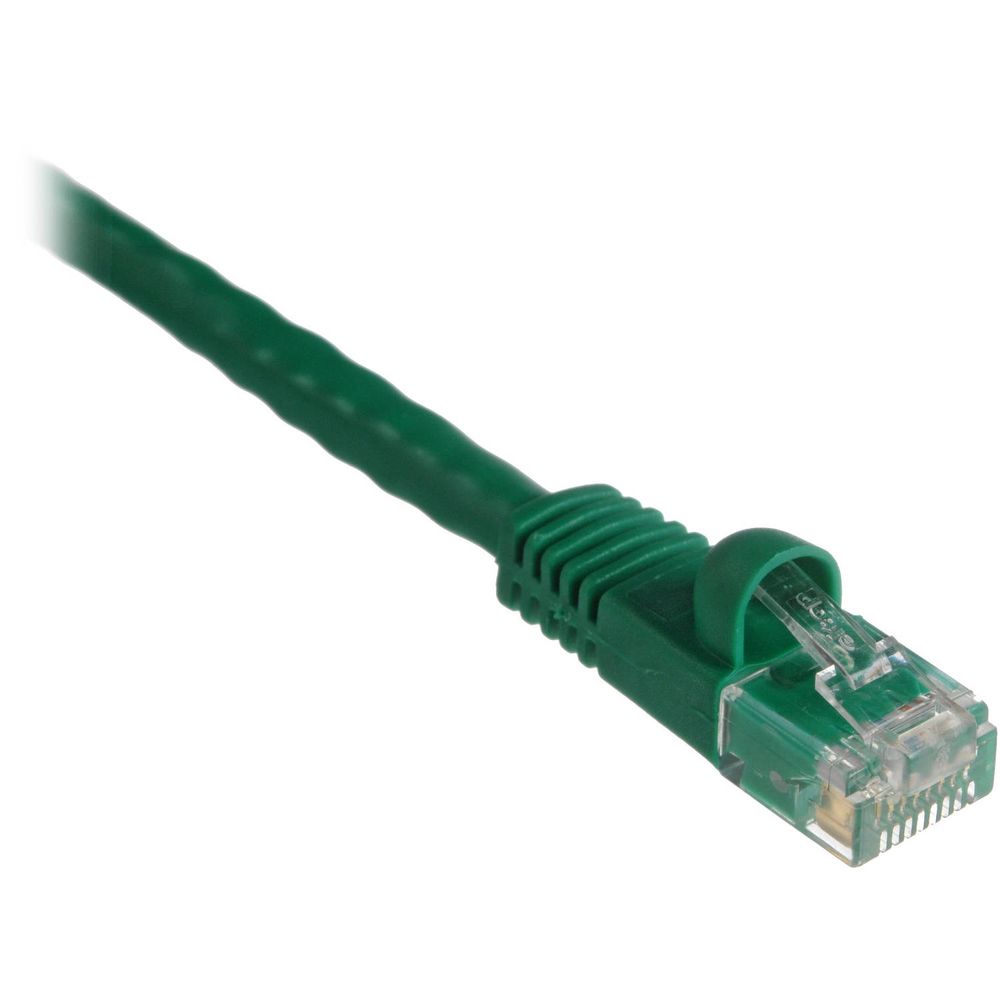 Cable de Parche sin Enganche Comprehensive Cat5E de 350 Mhz Verde 14 Pies