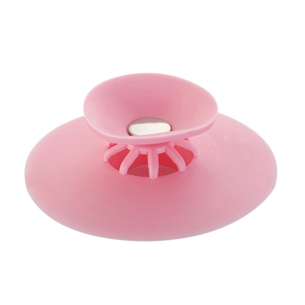 Tapón de Silicona para Lavadero Grifería Rosado