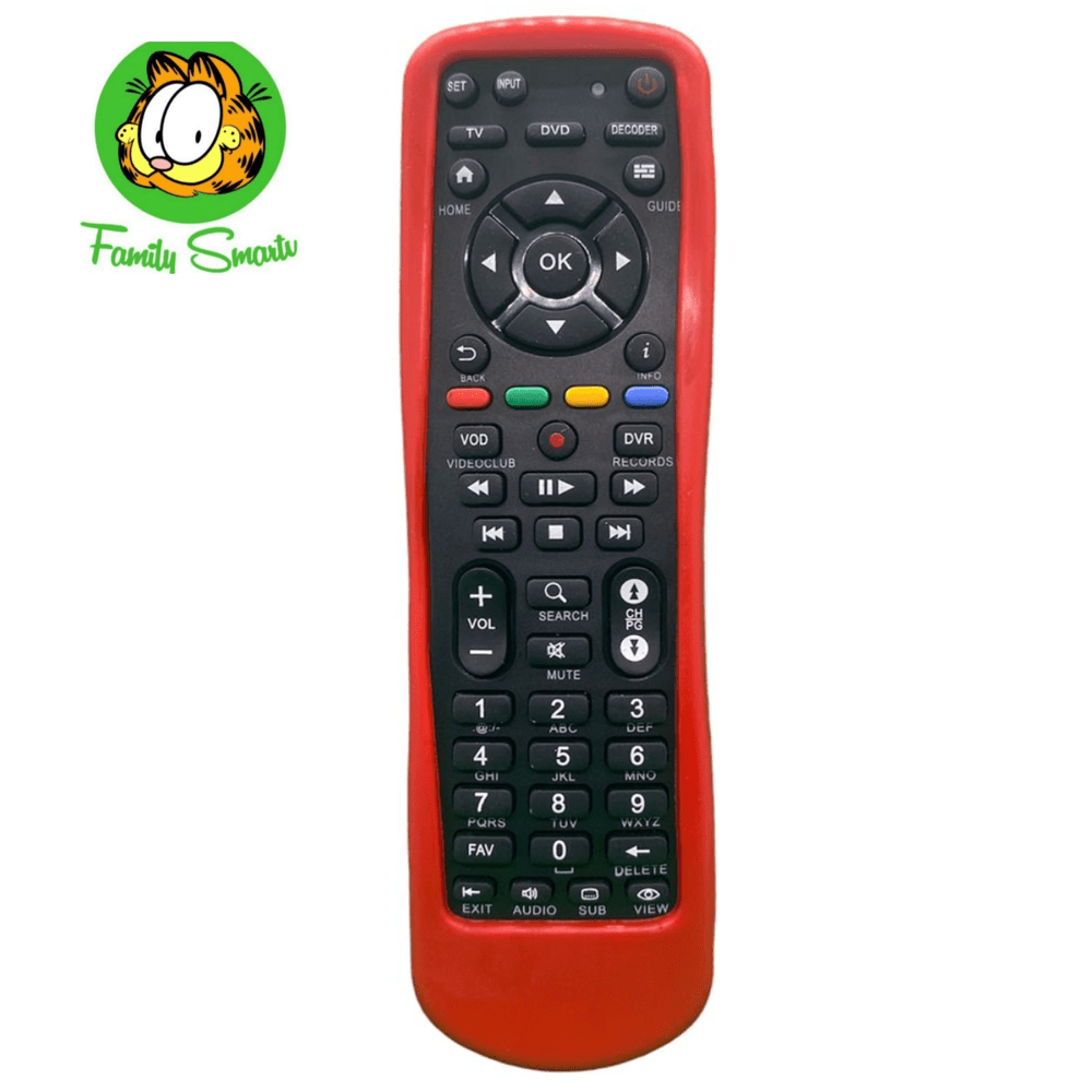 Funda de Silicona para Control Remoto Decodificador Movistar Rojo