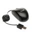 Mouse Microtraveler Óptico Negro