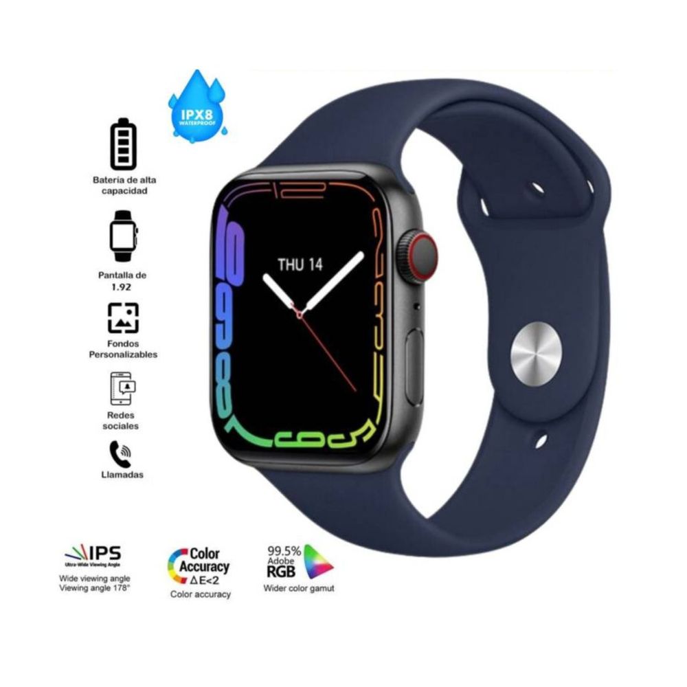 Smartwatch Serie 8 T900 Pro Max Azul 2023