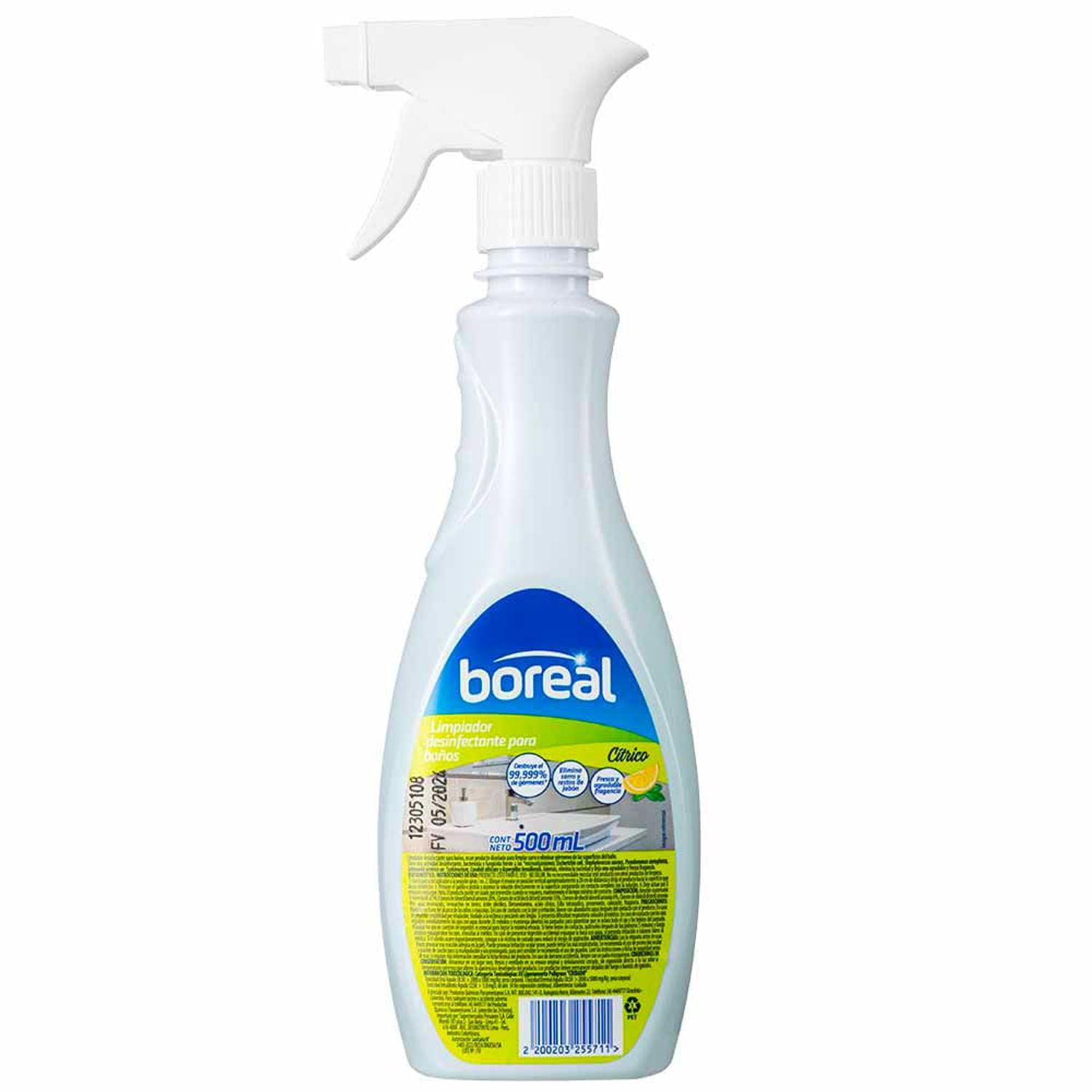 Spray Limpiador Desinfectante de un solo paso para desinfectar y
