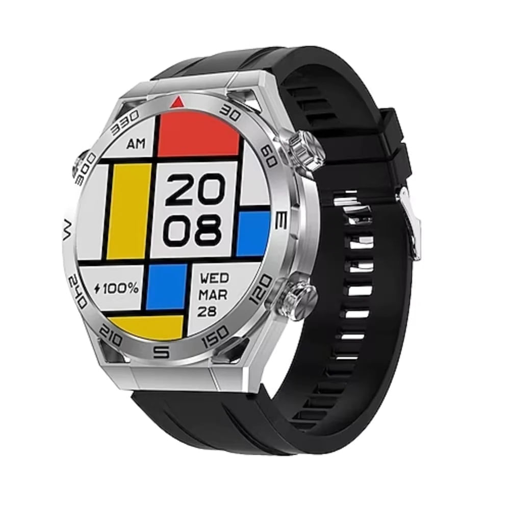 SMARTWATCH DT ULTRA MATE MODELO PLATA