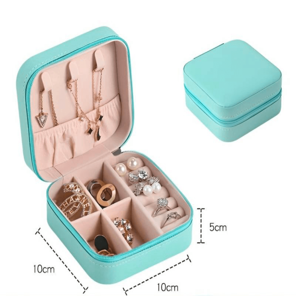 Mini joyero Cofre Organizador Verde