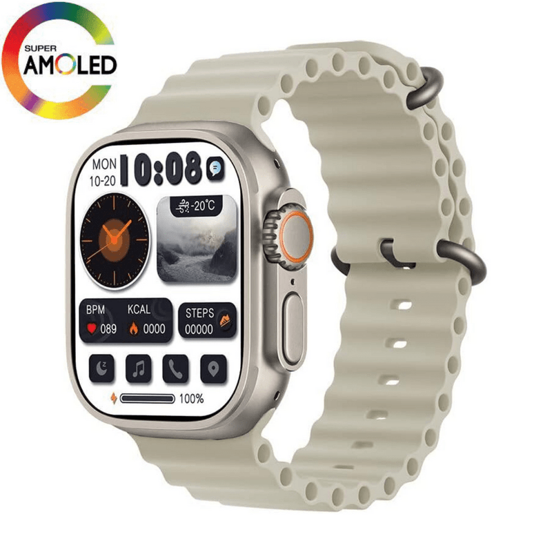 Smart Watch HK8 Pro Max Ultra Amoled Serie 8 Color Naranja I Oechsle -  Oechsle