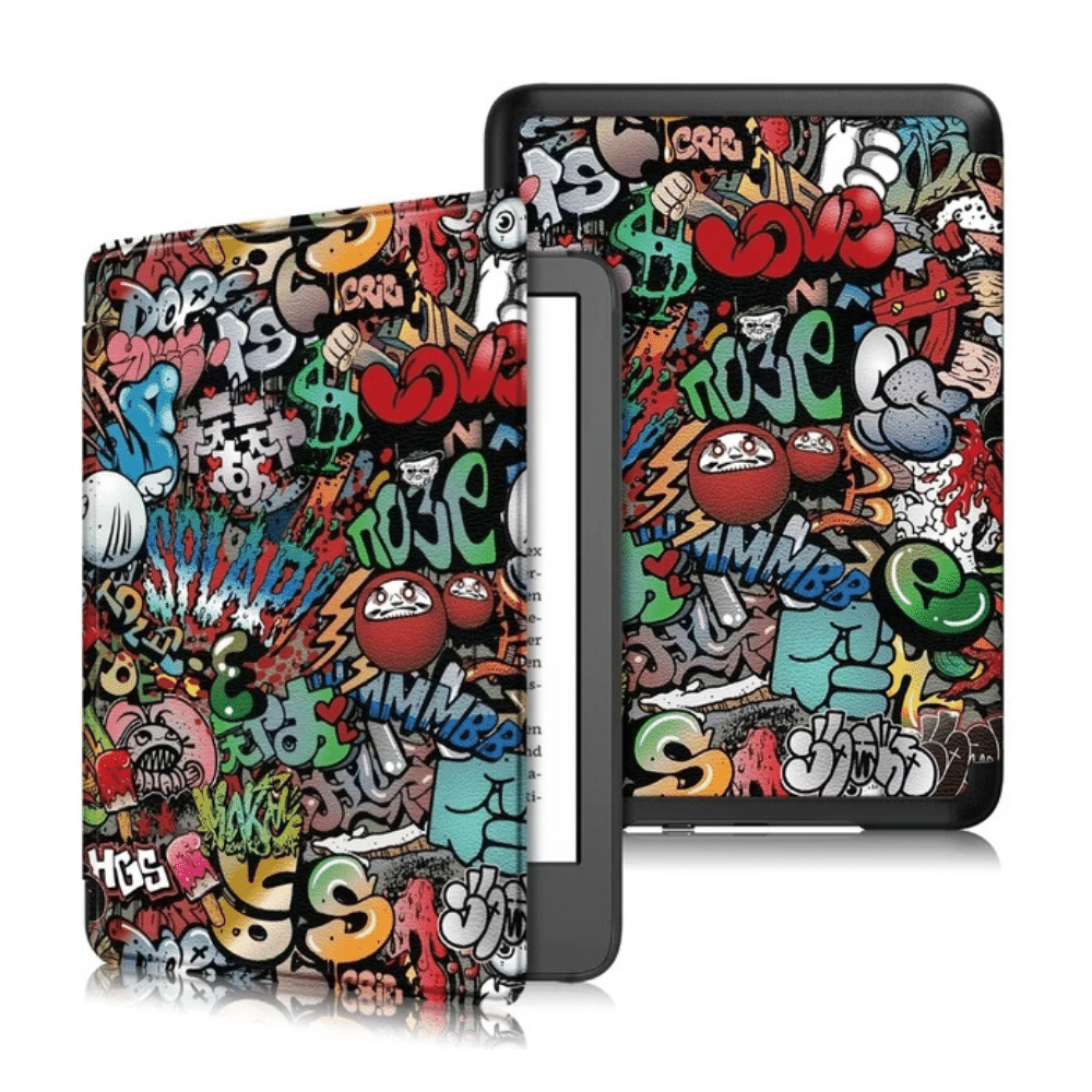 Estuche Kindle Paperwhite 2021 6.8” Cuero Graffiti