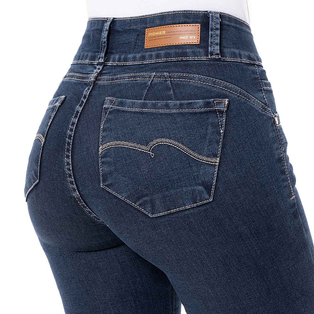 Jeans Azul Pantalones Jeans Clasicos Para Damas Pantalon Jeans