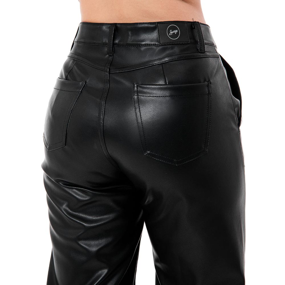 Pantalon Moda Cuerina Mujer Idira Negro 32 I Oechsle - Oechsle