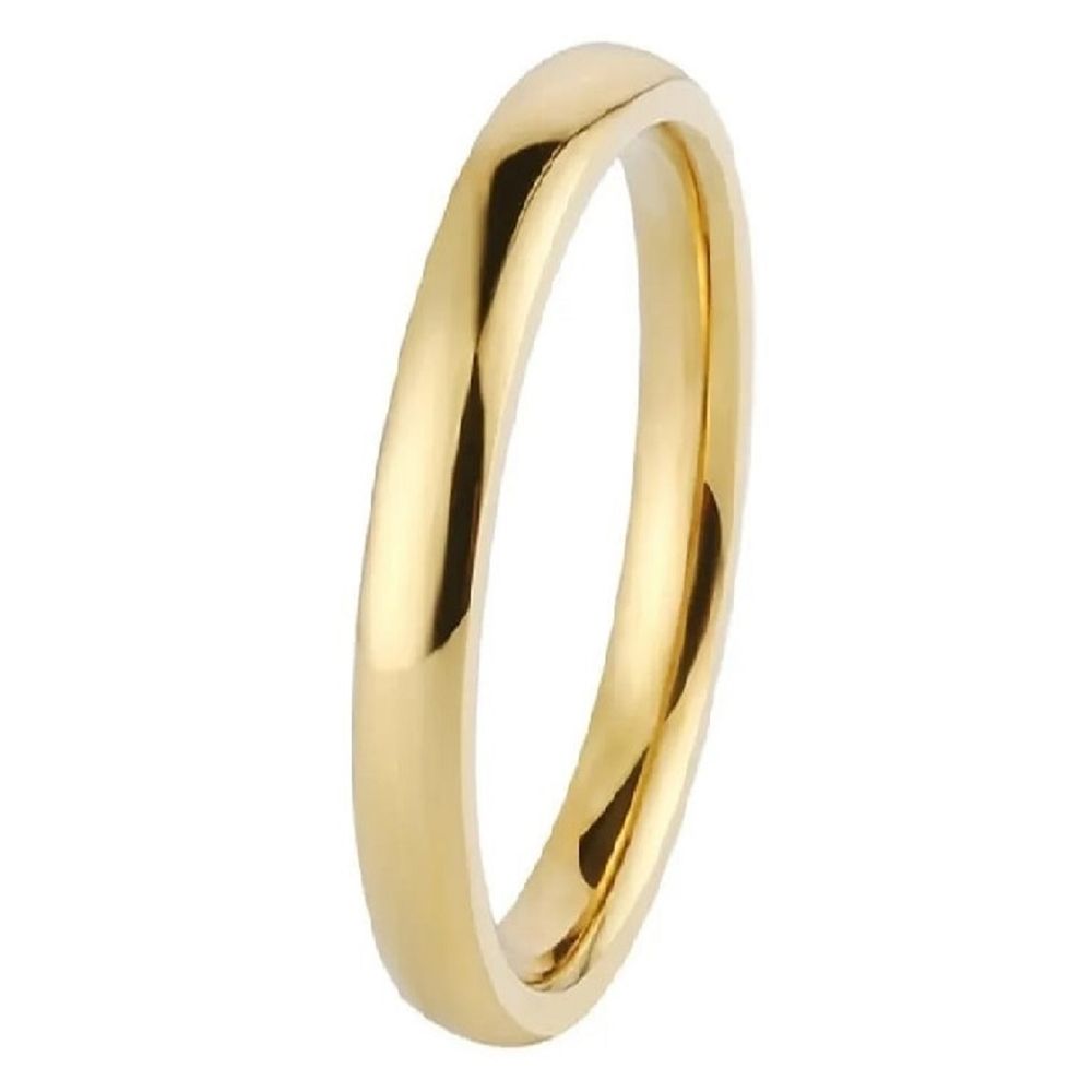 Anillo de Matrimonio Alianzas Hombre Ba ado Oro 18K Aro Genieka