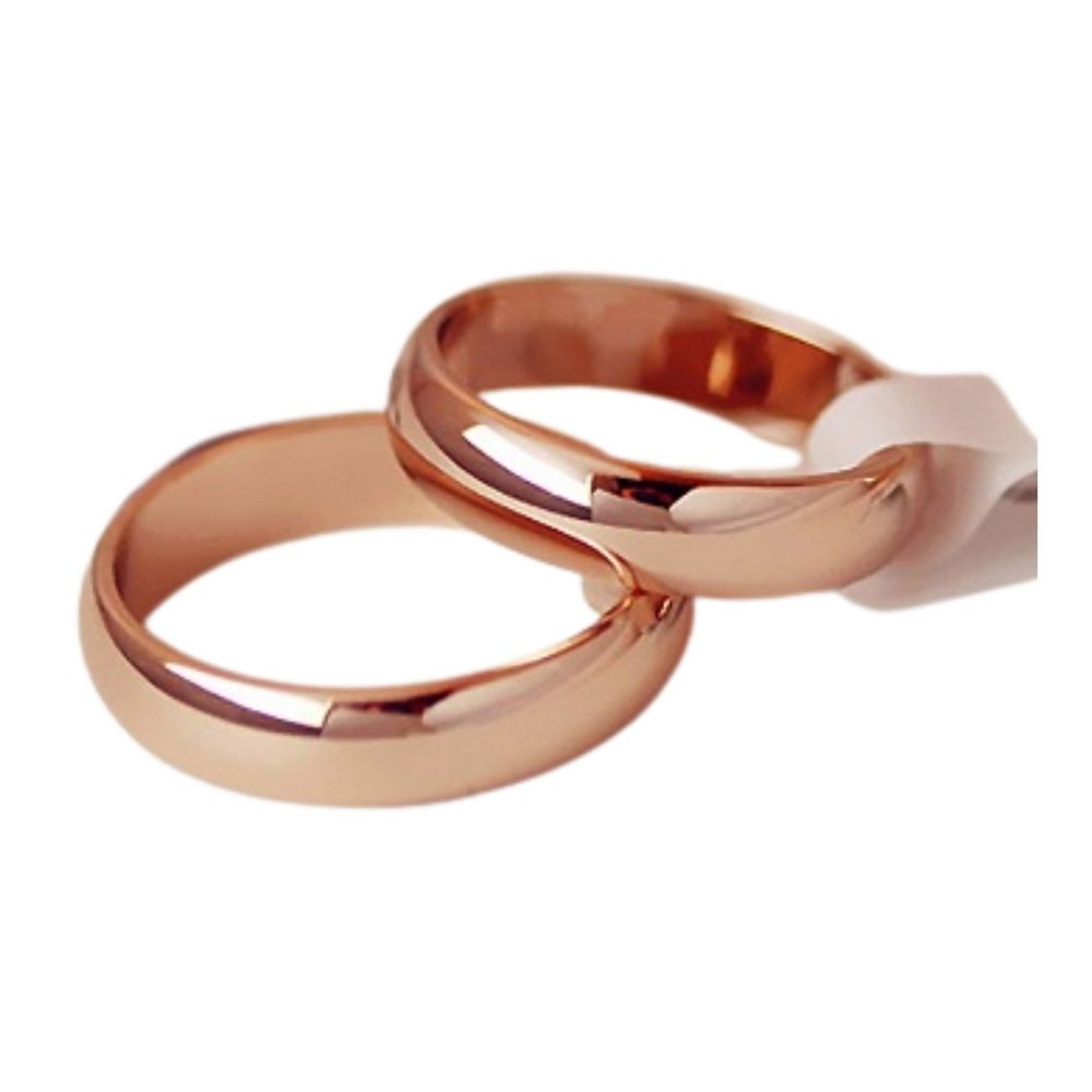 Anillo de Matrimonio Alianzas Hombre Bañado Oro 18K Aro Genieka Eternal Love Talla 9