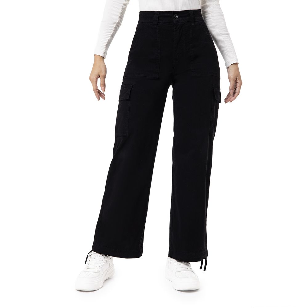 Pantalón Negro Pantalones Dril De Colores Para Mujer PANTALÓN DAMA