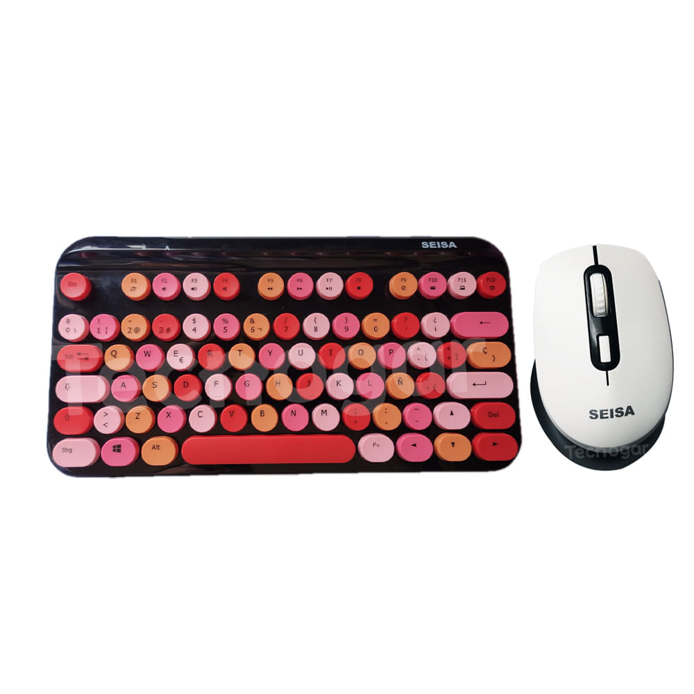 Receptor Usb Teclado Y Mouse Inalambrico Vintage Teclado