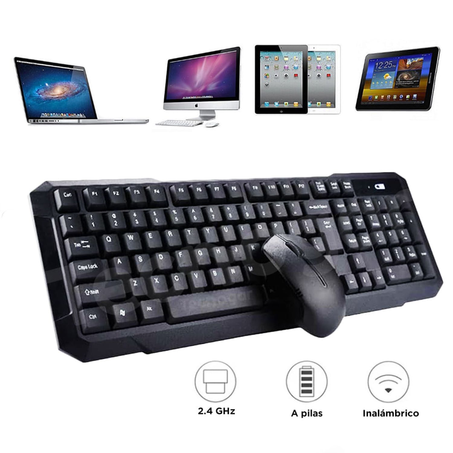 Usb para teclado top y mouse inalambrico