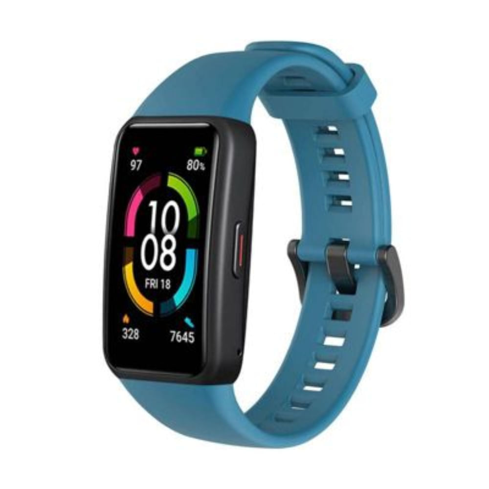 Correa de Silicona para Huawei Band 6 - Azul Roca