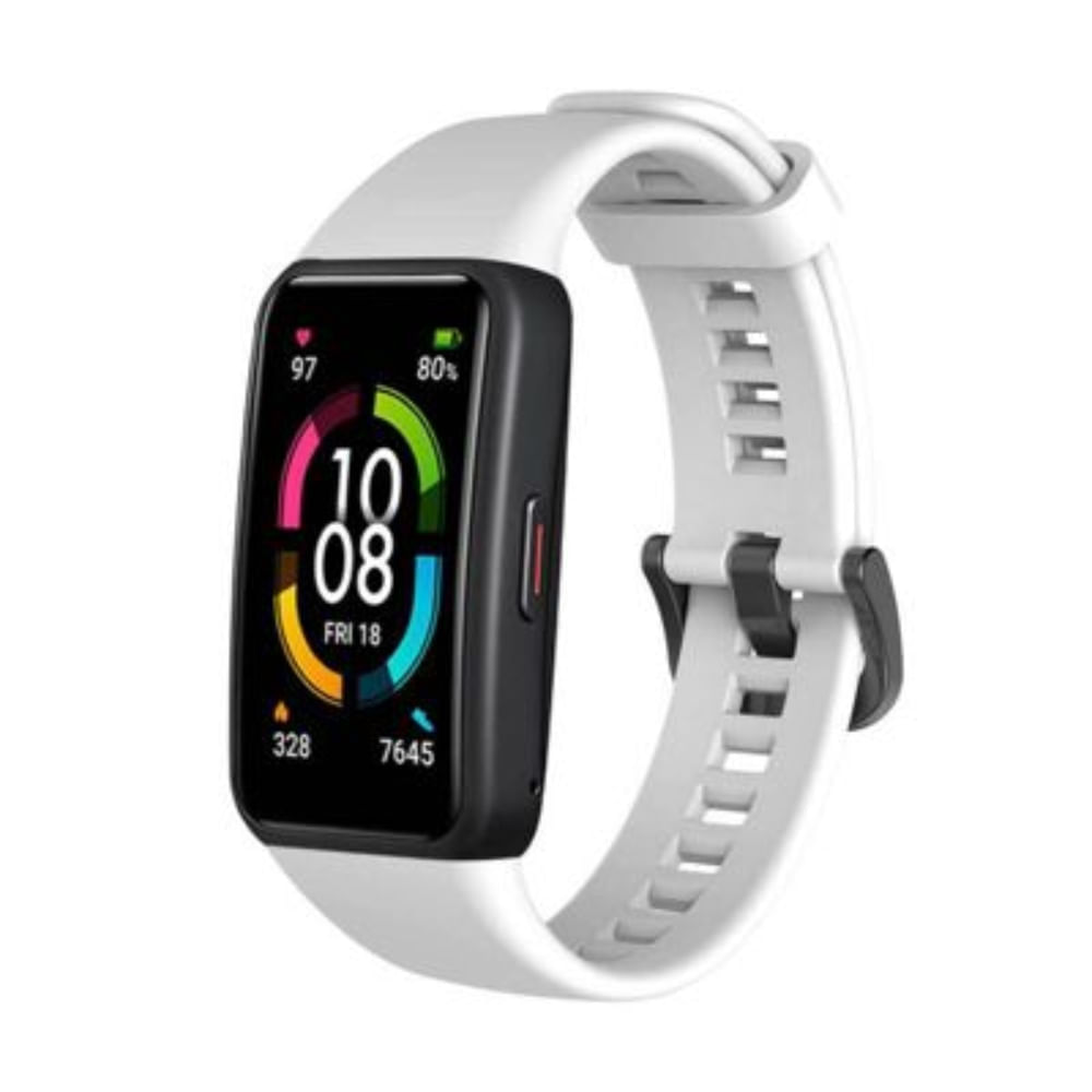 Correa de Silicona para Huawei Band 6 - Blanco