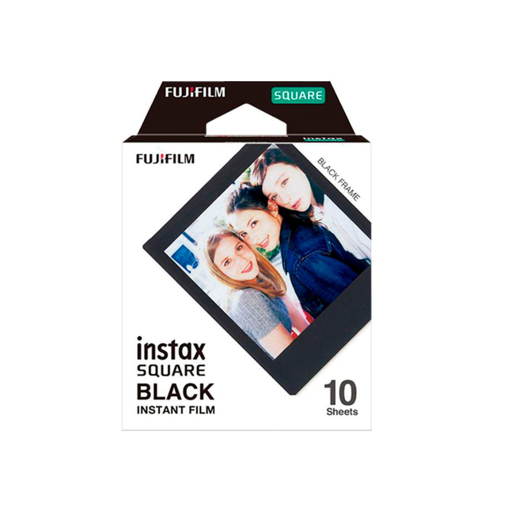 Pack de Pelicula Fujifilm Instax Square Black x10und
