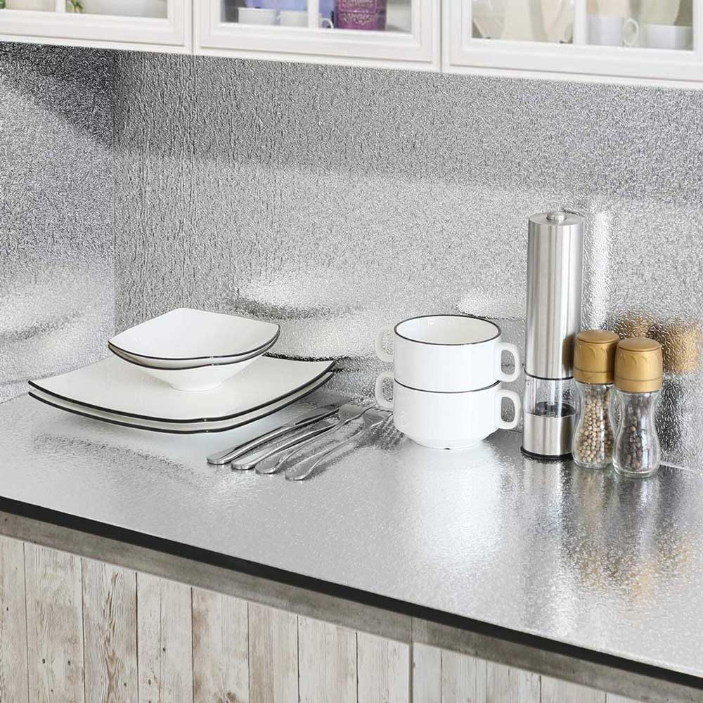 Decopapel Aluminio Adhesivo para Cocina 5 Metros