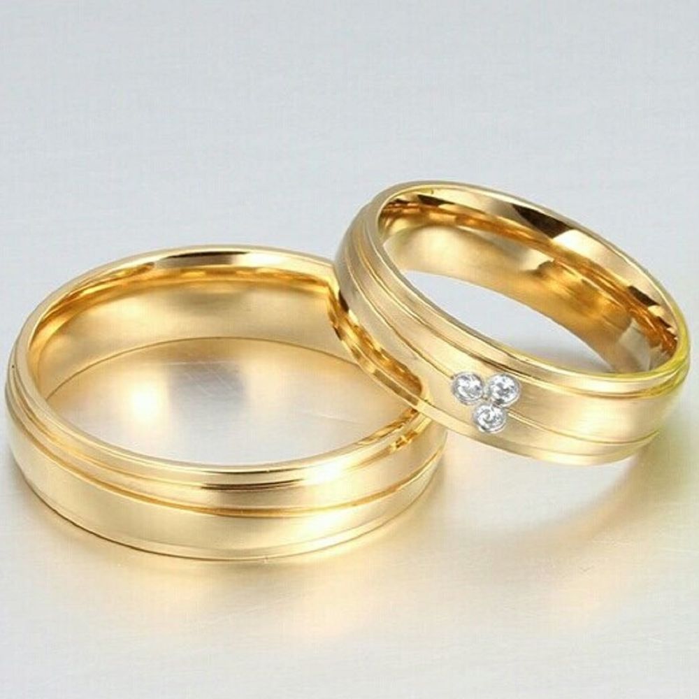 Anillos Matrimonio Oro 18k Para Hombre Y Mujer