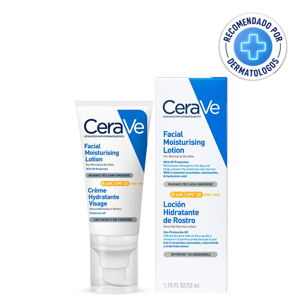 Crema Hidratante Facial CeraVe SPF 30 AM Facial Moisturizing 52ml