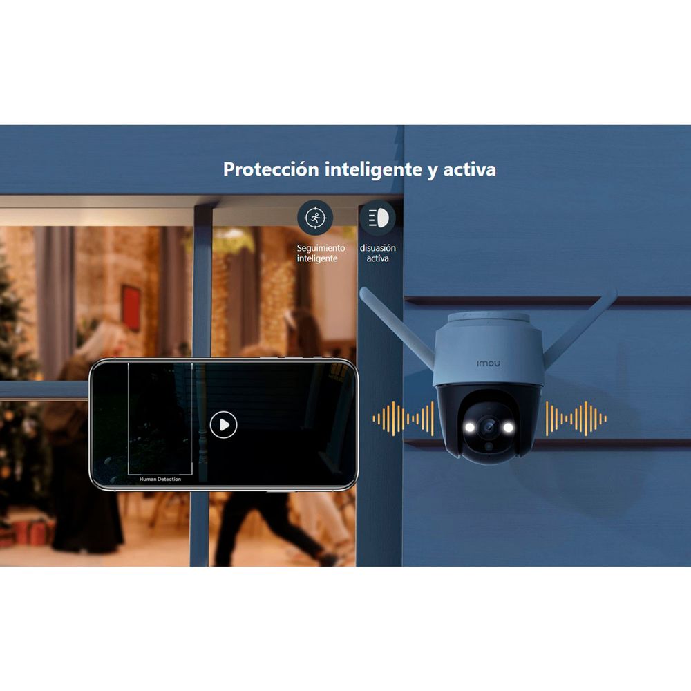 Cámara Seguridad Wifi Imou Cruiser Se 2mp 360 Noche Color Exterior I  Oechsle - Oechsle