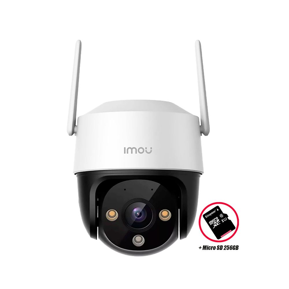 Cámara Wifi Imou Cruiser Se 2mp 360 Zoom 8x Noche Color Sd 256gb