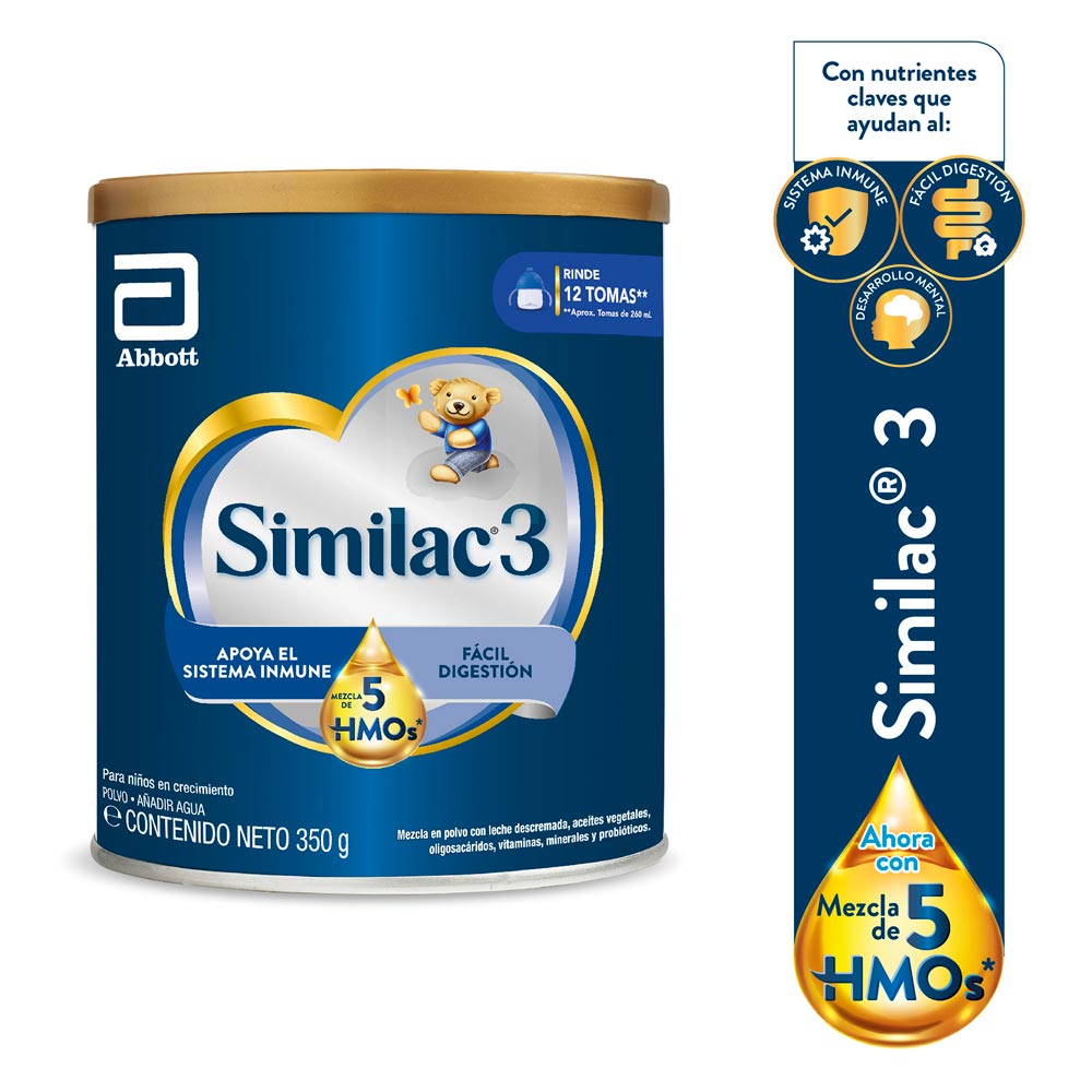 Similac 3 con mezcla de 5HMOs lata de 350g