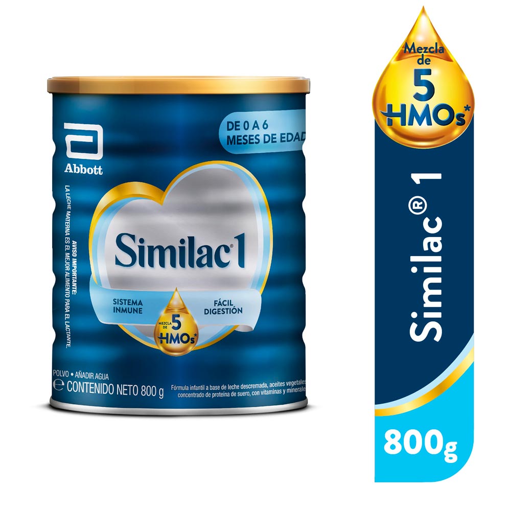 Similac 1 con mezcla de 5HMOs lata de 800g
