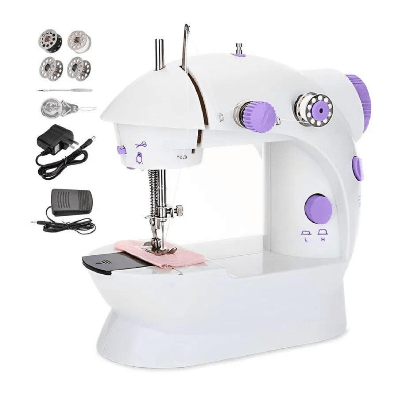 Maquina de coser portatil mini electrica blanca GENERICO